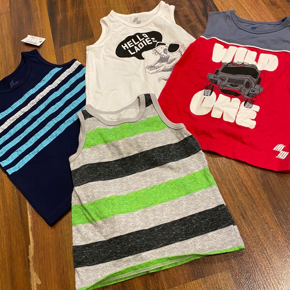 4 tank tops shirt bundle